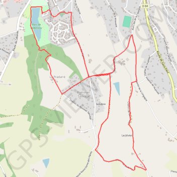 Itinéraire Sentier des Trois Lacs, distance, dénivelé, altitude, carte, profil, trace GPS