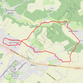 Itinéraire Randonnée Montmain, distance, dénivelé, altitude, carte, profil, trace GPS