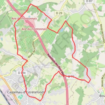 Itinéraire À l'Estretefonds de mon Castelnau, distance, dénivelé, altitude, carte, profil, trace GPS