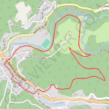 Itinéraire Entre Ganette et Saint-Bonnette - Laguenne - Pays de Tulle, distance, dénivelé, altitude, carte, profil, trace GPS