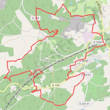 Itinéraire Clerac 27 kms, distance, dénivelé, altitude, carte, profil, trace GPS