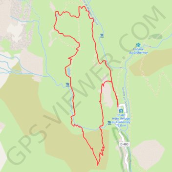 Itinéraire Randonnée lac du lauzon, distance, dénivelé, altitude, carte, profil, trace GPS