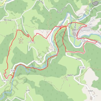 Itinéraire Circuit de la Sainte-Bonnette - Pays de Tulle, distance, dénivelé, altitude, carte, profil, trace GPS