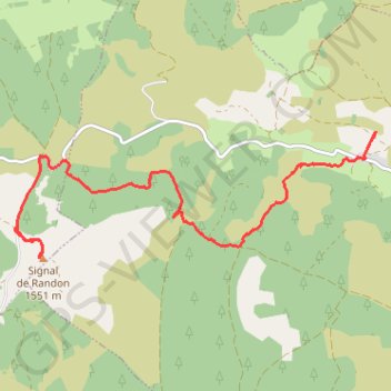 Itinéraire Randonnée au Signal (Margeride), distance, dénivelé, altitude, carte, profil, trace GPS