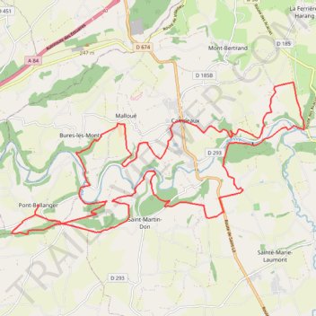 Itinéraire VTT, distance, dénivelé, altitude, carte, profil, trace GPS