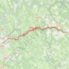 Itinéraire Gorges de la Cère - 5787 - UtagawaVTT.com, distance, dénivelé, altitude, carte, profil, trace GPS