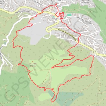Itinéraire Autour de Peypin, distance, dénivelé, altitude, carte, profil, trace GPS