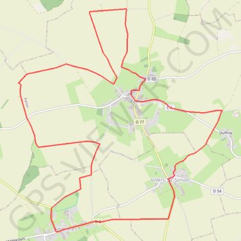 Itinéraire Chemin des piedsentes (Penin), distance, dénivelé, altitude, carte, profil, trace GPS