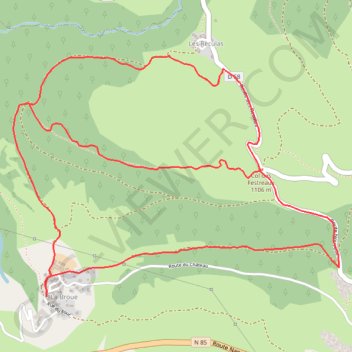 Itinéraire Bois de la Broue, distance, dénivelé, altitude, carte, profil, trace GPS