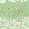 Itinéraire Coteaux de la Combe et des Gamates, distance, dénivelé, altitude, carte, profil, trace GPS