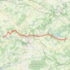 Itinéraire La traversée du Saulnois par le GR5, distance, dénivelé, altitude, carte, profil, trace GPS