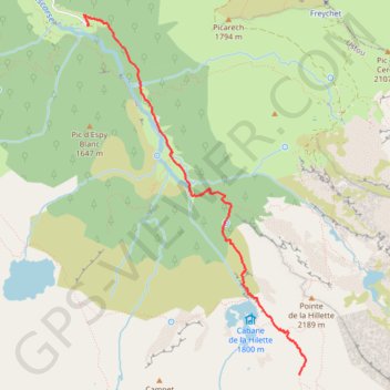 Itinéraire Pointe de la Rabassière, distance, dénivelé, altitude, carte, profil, trace GPS