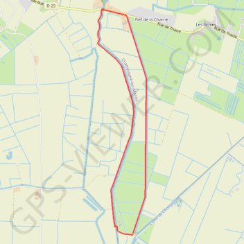 Itinéraire La Gravelle - Champagné-Les-Marais, distance, dénivelé, altitude, carte, profil, trace GPS