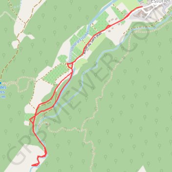 Itinéraire Petite balade à estoher, distance, dénivelé, altitude, carte, profil, trace GPS