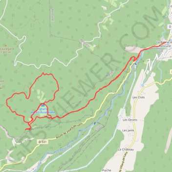 Itinéraire Goulandière, distance, dénivelé, altitude, carte, profil, trace GPS