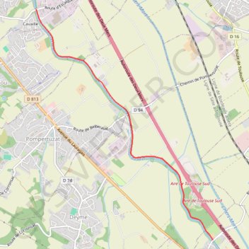Itinéraire Canal du Midi - Écluse de Vic - Donneville, distance, dénivelé, altitude, carte, profil, trace GPS