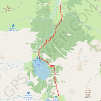 Itinéraire Cirque d'Espingo, distance, dénivelé, altitude, carte, profil, trace GPS