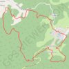 Itinéraire Boucle de la Pierre à Boron - Planchez, distance, dénivelé, altitude, carte, profil, trace GPS