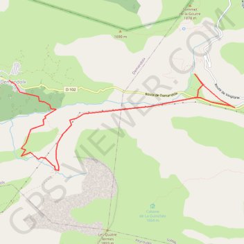 Itinéraire Demandoix saint bernard, distance, dénivelé, altitude, carte, profil, trace GPS