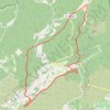 Itinéraire Faille et combe de Lioux, distance, dénivelé, altitude, carte, profil, trace GPS