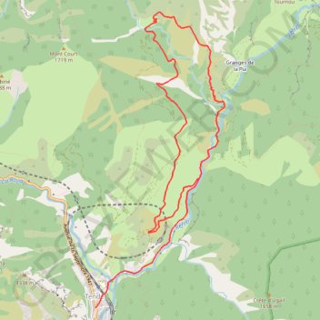Itinéraire Lamentargue, distance, dénivelé, altitude, carte, profil, trace GPS