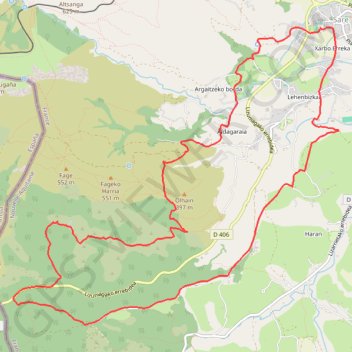 Itinéraire 2018-11-11 15:18:14, distance, dénivelé, altitude, carte, profil, trace GPS