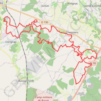 Itinéraire La Robinson des Sables 2015 - 48 km - 10518 - UtagawaVTT.com, distance, dénivelé, altitude, carte, profil, trace GPS