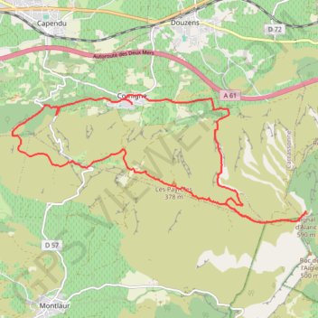 Itinéraire ROUTE_2015-02-14 09:28, distance, dénivelé, altitude, carte, profil, trace GPS