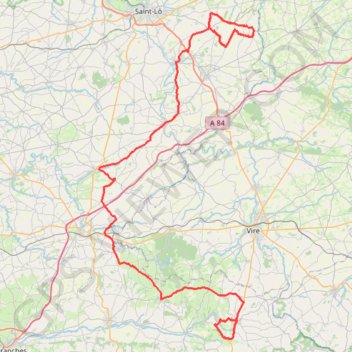 Itinéraire TM2025 ET4 St Jean D'elle Sourdeval V3-19554037, distance, dénivelé, altitude, carte, profil, trace GPS