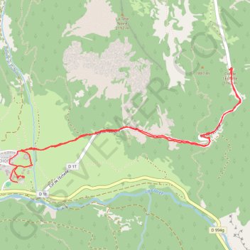 Itinéraire Col de l'échelle, distance, dénivelé, altitude, carte, profil, trace GPS