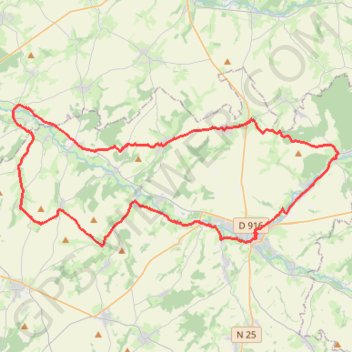 Itinéraire Le Doullennais, distance, dénivelé, altitude, carte, profil, trace GPS