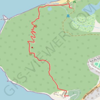 Itinéraire 🚶 Trace de la plage de Grande Anse par Gros Morne, distance, dénivelé, altitude, carte, profil, trace GPS