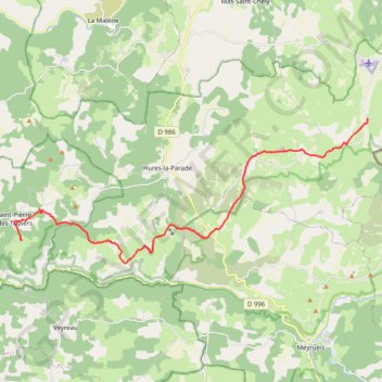 Itinéraire Gorges du Tarn 5-16135185, distance, dénivelé, altitude, carte, profil, trace GPS