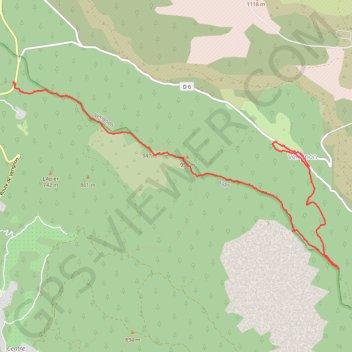 Itinéraire Vérignon - La Bigue - Saint Priest, distance, dénivelé, altitude, carte, profil, trace GPS