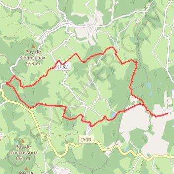 Itinéraire Sur la trace des canards - Saint-Quentin-la-Chabanne, distance, dénivelé, altitude, carte, profil, trace GPS