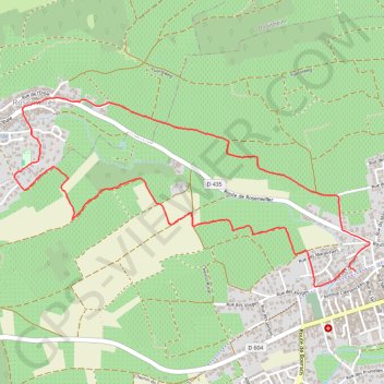 Itinéraire ROSHEIM-ROSENWILLER, distance, dénivelé, altitude, carte, profil, trace GPS
