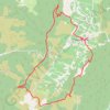 Itinéraire Valvignères, distance, dénivelé, altitude, carte, profil, trace GPS