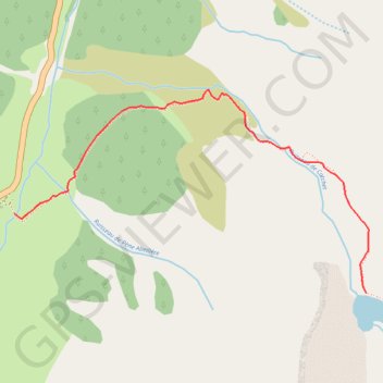 Itinéraire Lac de Catchet, distance, dénivelé, altitude, carte, profil, trace GPS