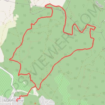 Itinéraire La Capelle, distance, dénivelé, altitude, carte, profil, trace GPS