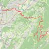 Itinéraire Grenoble-Croix de Chamrousse par les chemins, distance, dénivelé, altitude, carte, profil, trace GPS