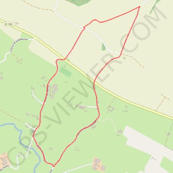 Itinéraire La chapelle d'Hodeng - Nesle-Hodeng, distance, dénivelé, altitude, carte, profil, trace GPS