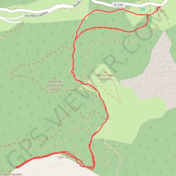 Itinéraire Tete de Giraud, distance, dénivelé, altitude, carte, profil, trace GPS