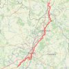 Itinéraire Sainte-Maure-de-Touraine - Lusignan, distance, dénivelé, altitude, carte, profil, trace GPS