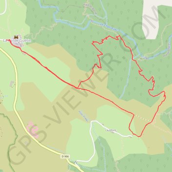 Itinéraire La Garde-Guérin - Les Gorges du Chassezac - Fangeas - Le Mont, distance, dénivelé, altitude, carte, profil, trace GPS
