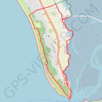 Itinéraire Noirmoutier, distance, dénivelé, altitude, carte, profil, trace GPS