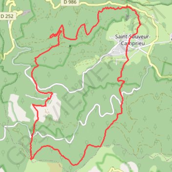 Itinéraire Saint-Sauveur-des-Pourcils, distance, dénivelé, altitude, carte, profil, trace GPS