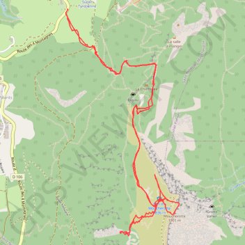 Itinéraire Vercors - Le Moucherotte depuis Saint Nizier, distance, dénivelé, altitude, carte, profil, trace GPS