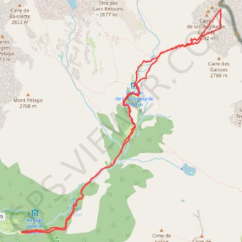 Itinéraire Cime de la Cougourde, distance, dénivelé, altitude, carte, profil, trace GPS
