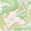 Itinéraire Le Vallon de MARCILLAC, distance, dénivelé, altitude, carte, profil, trace GPS