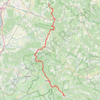 Itinéraire GR9 De Beaufort-sur-Gervanne à Buis-les-Baronnies (Drôme), distance, dénivelé, altitude, carte, profil, trace GPS